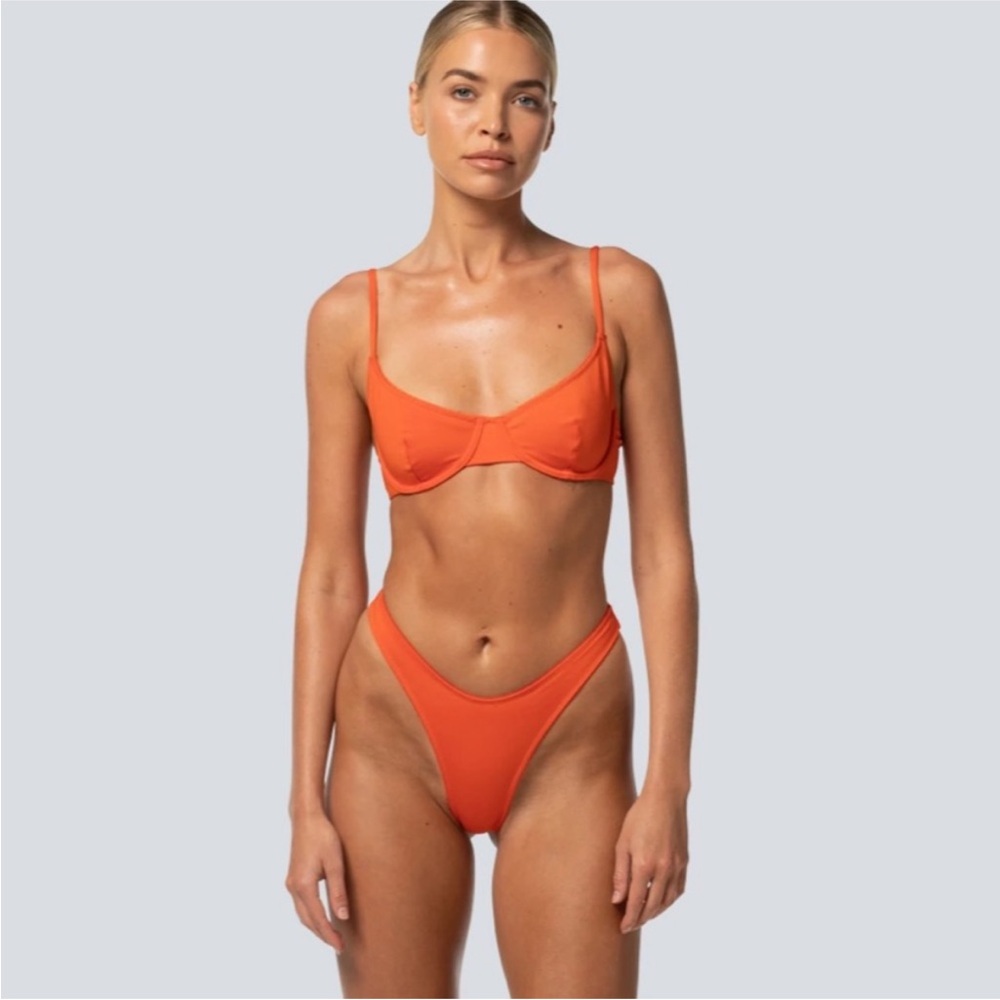 Lahana swim Orange Bottom Bikini (only bottom bikini)